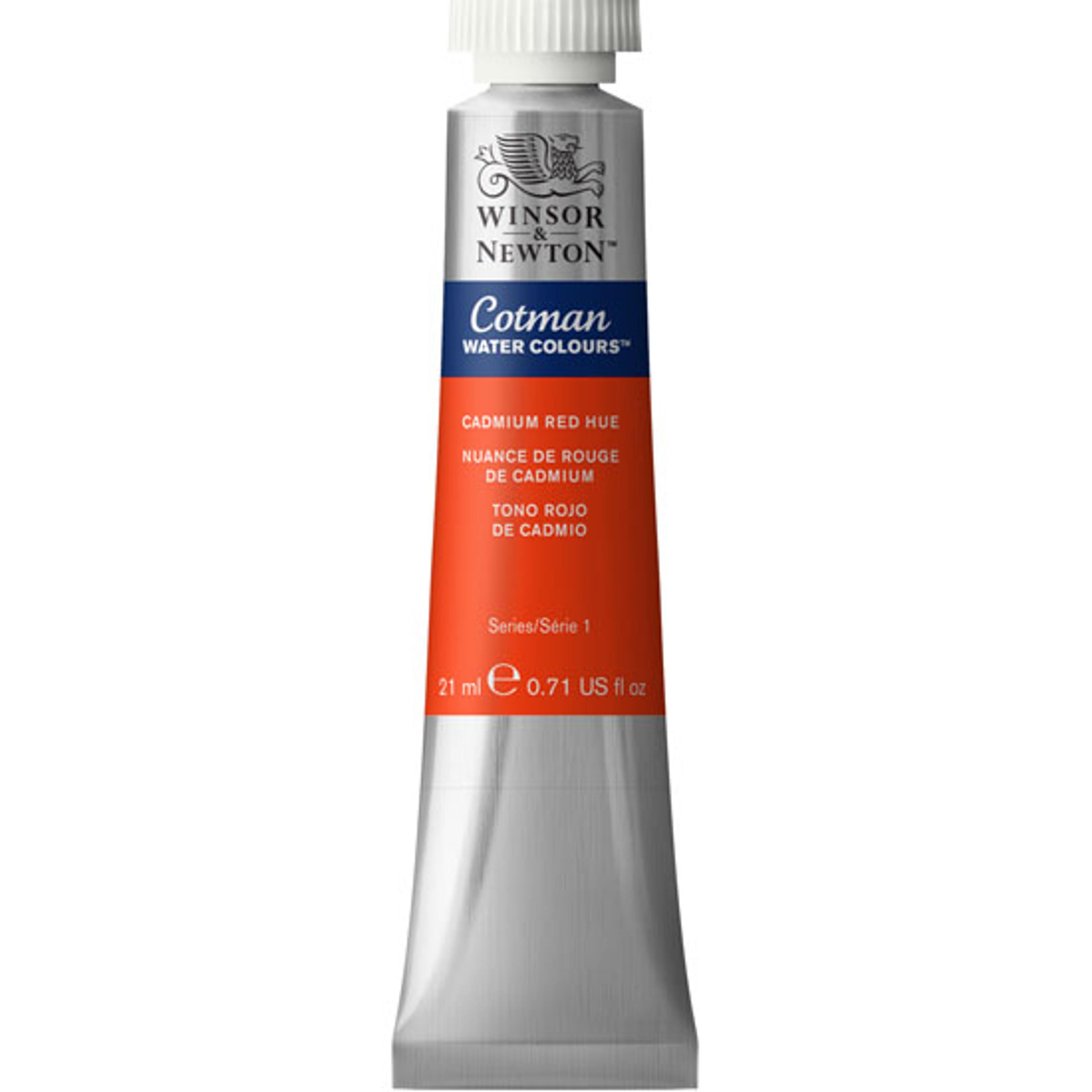 Winsor & Newton Cotman Watercolours 21ml Tube - Cadmium Red Hue