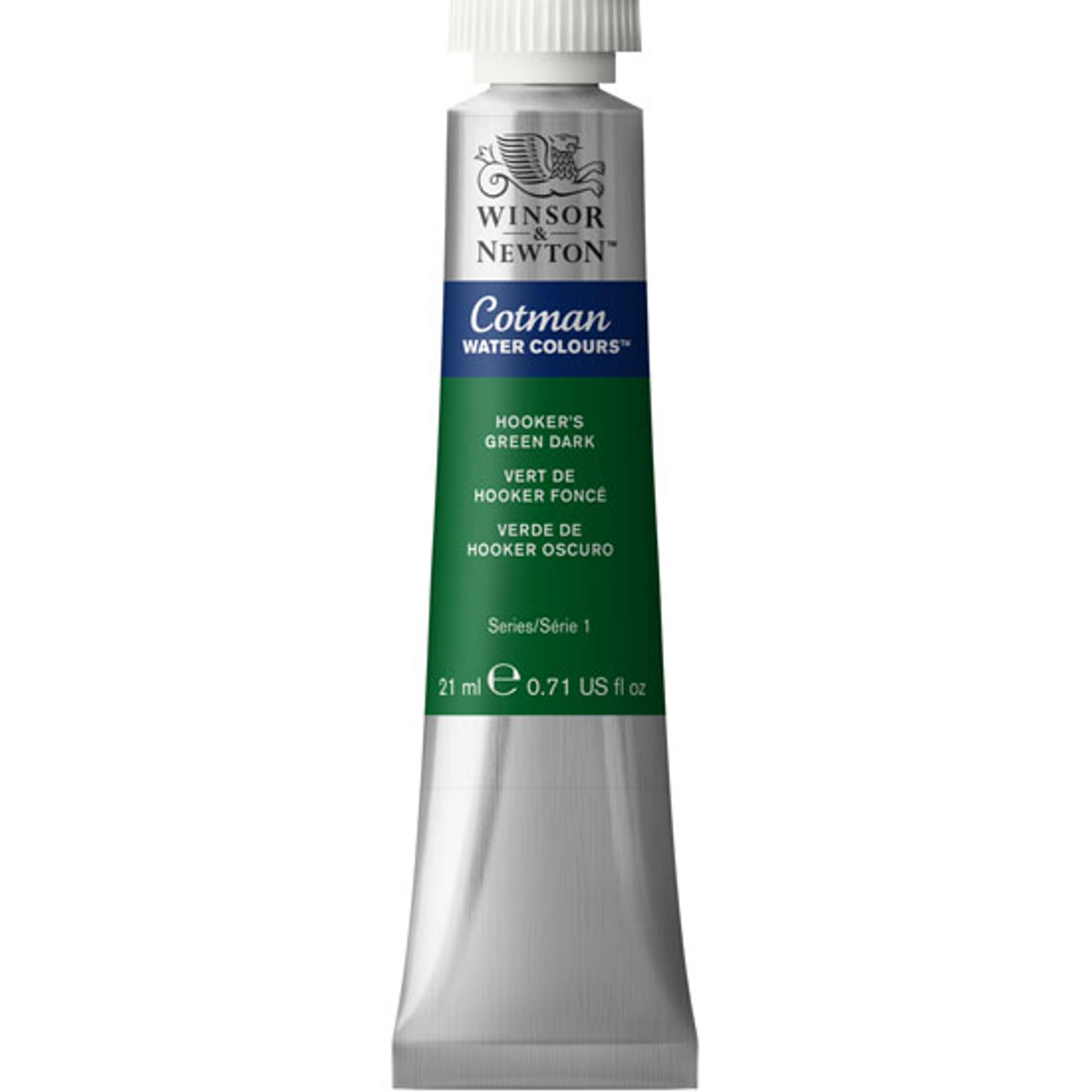 Winsor & Newton Cotman Watercolours 21ml Tube - Hooker's Green Dark