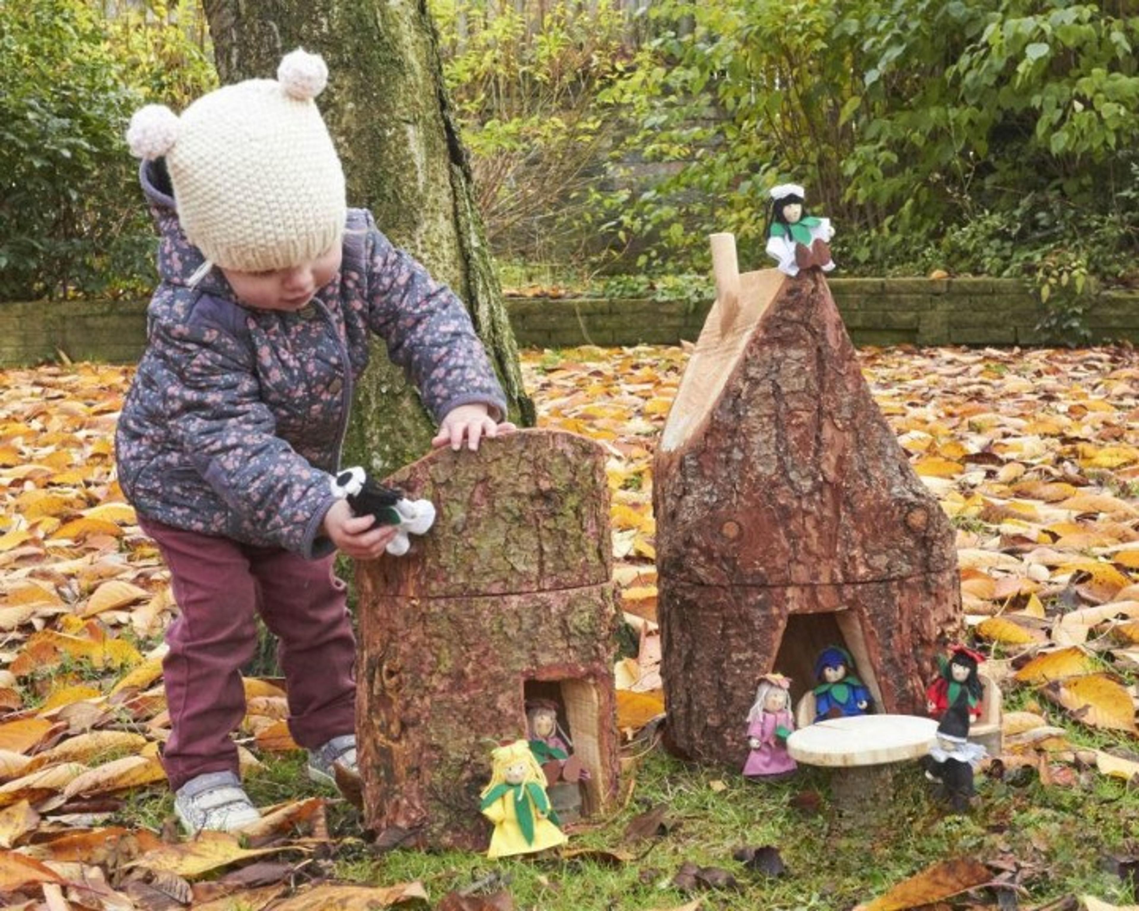 RUSTIC CROOKED FAIRY HOUSES (2PK)