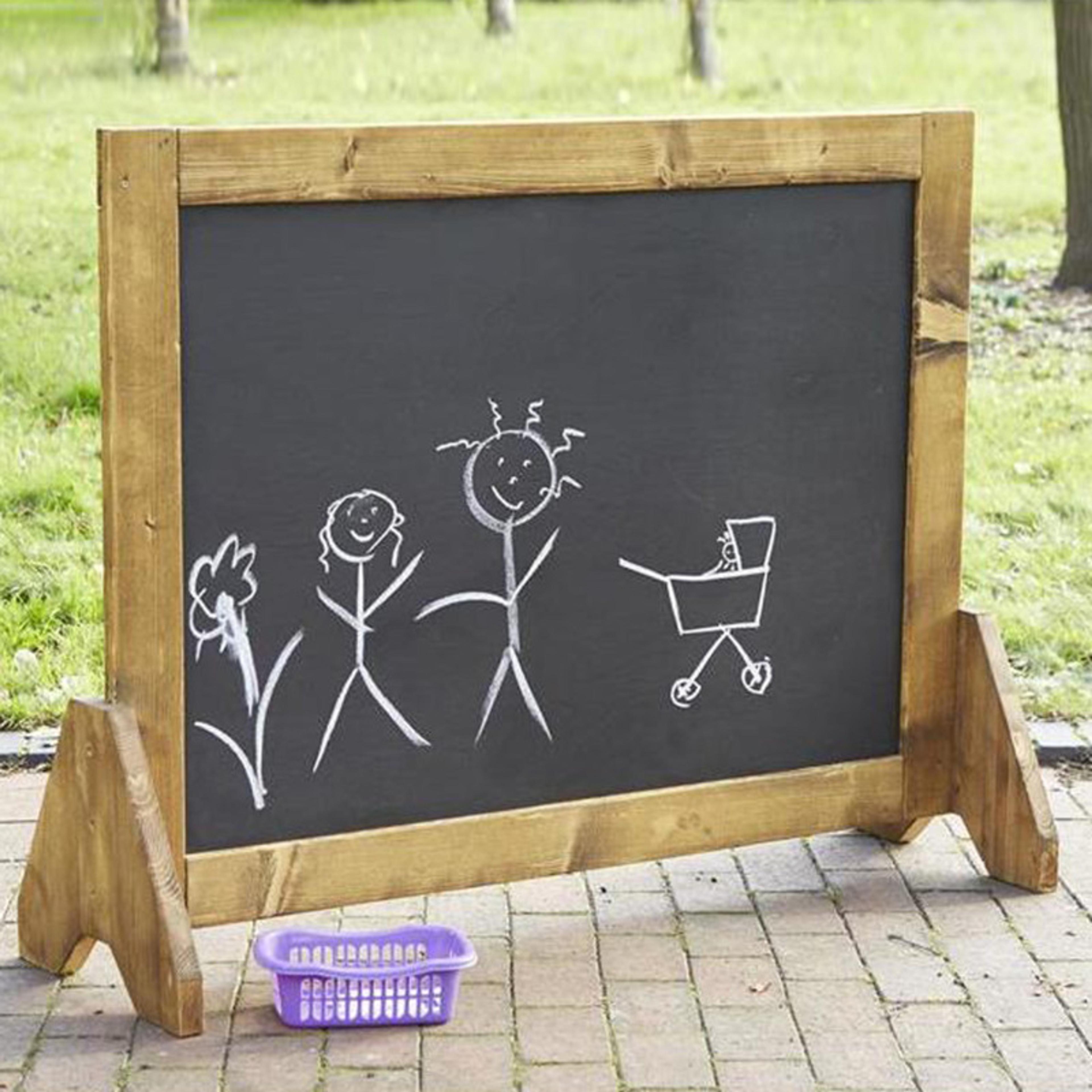 FREESTANDER DOUBLE SIDED BLACKBOARD