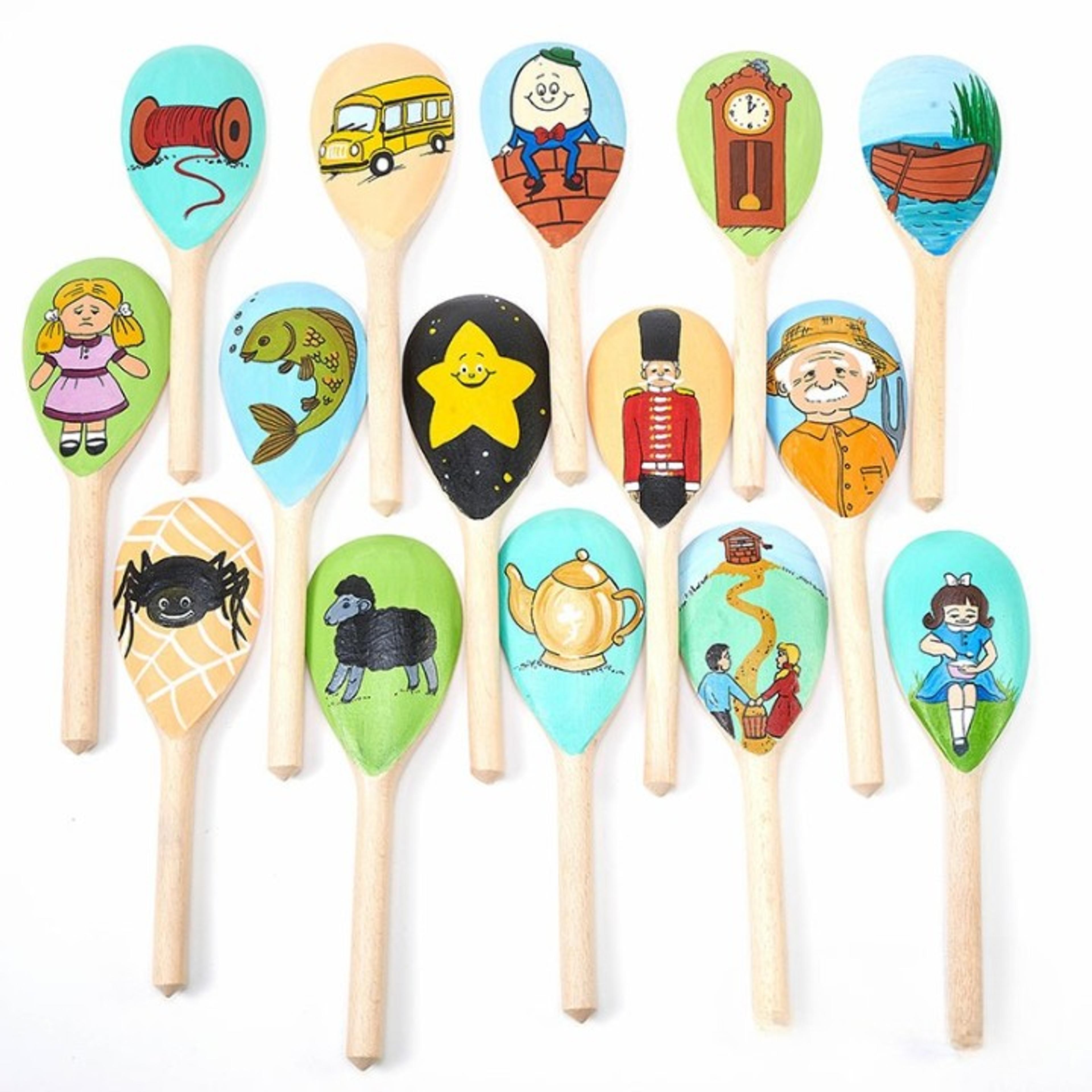 NURSERY RHYME SPOONS (15PK)