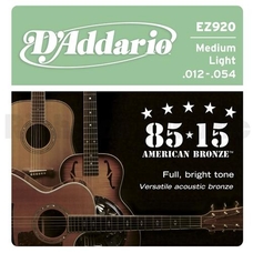 D Addario EZ920 85/15 Bronze Acoustic Guitar Strings