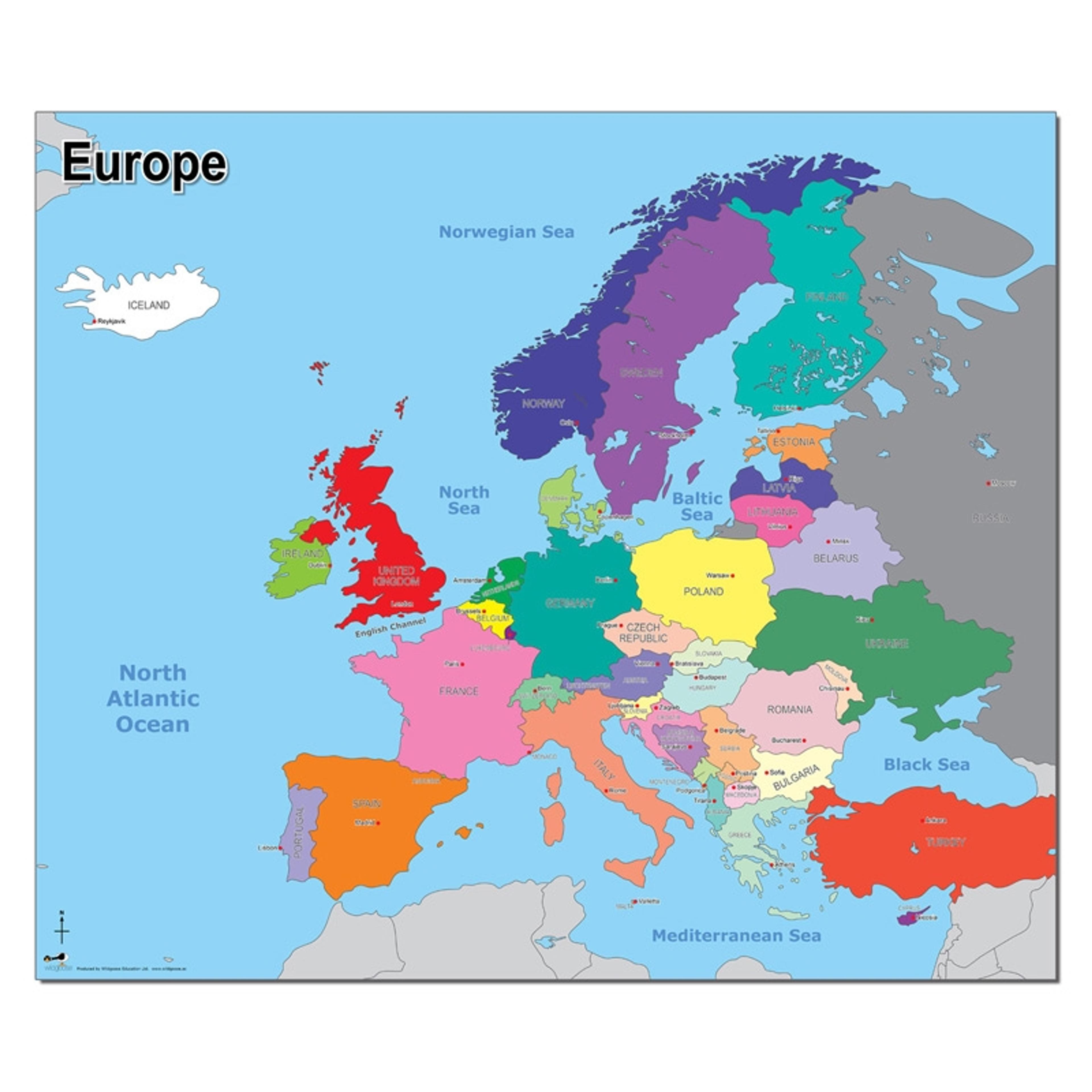 Simple Europe Map