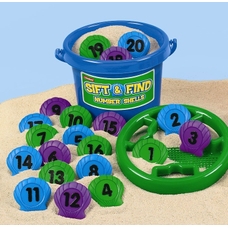 Sift & Find Shells - Numbers - Set of 26