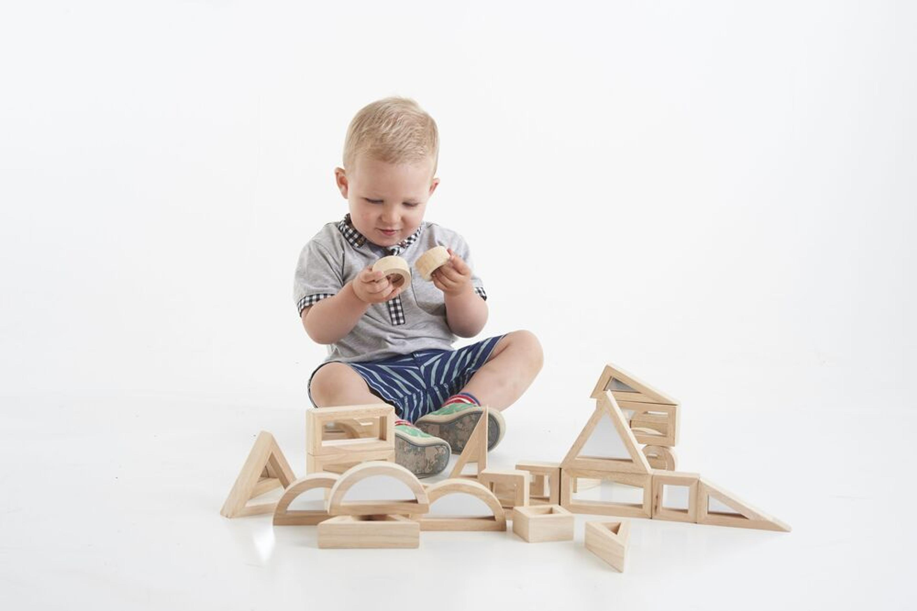 Mirror Block Set - Set of 24