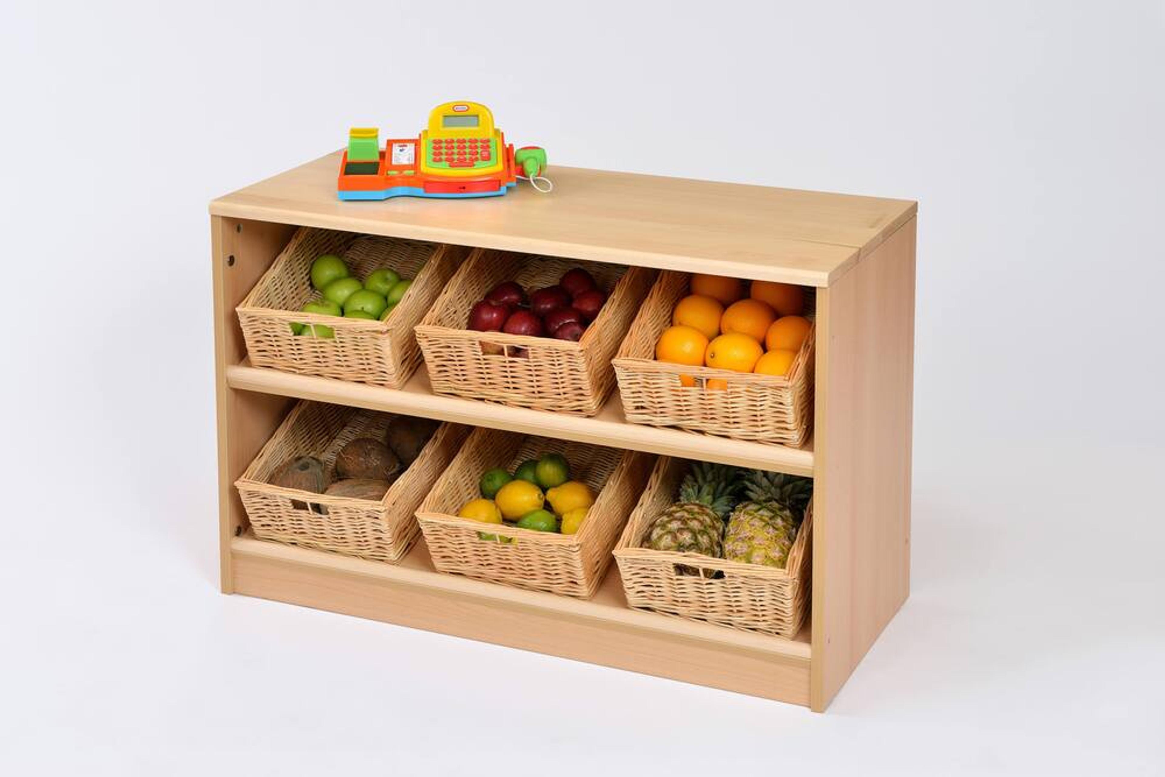 RS Angled Tidy Store with Trays/Wicker Baskets