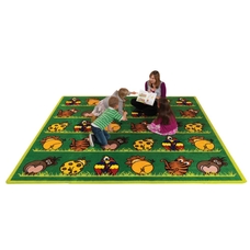 Town & Country Zoo Animals Placement Carpet