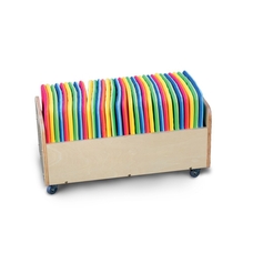 Rainbow Square Cushions - Set of 32 & Trolley