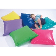 Flex Fluorescent Giant Cushions - Red