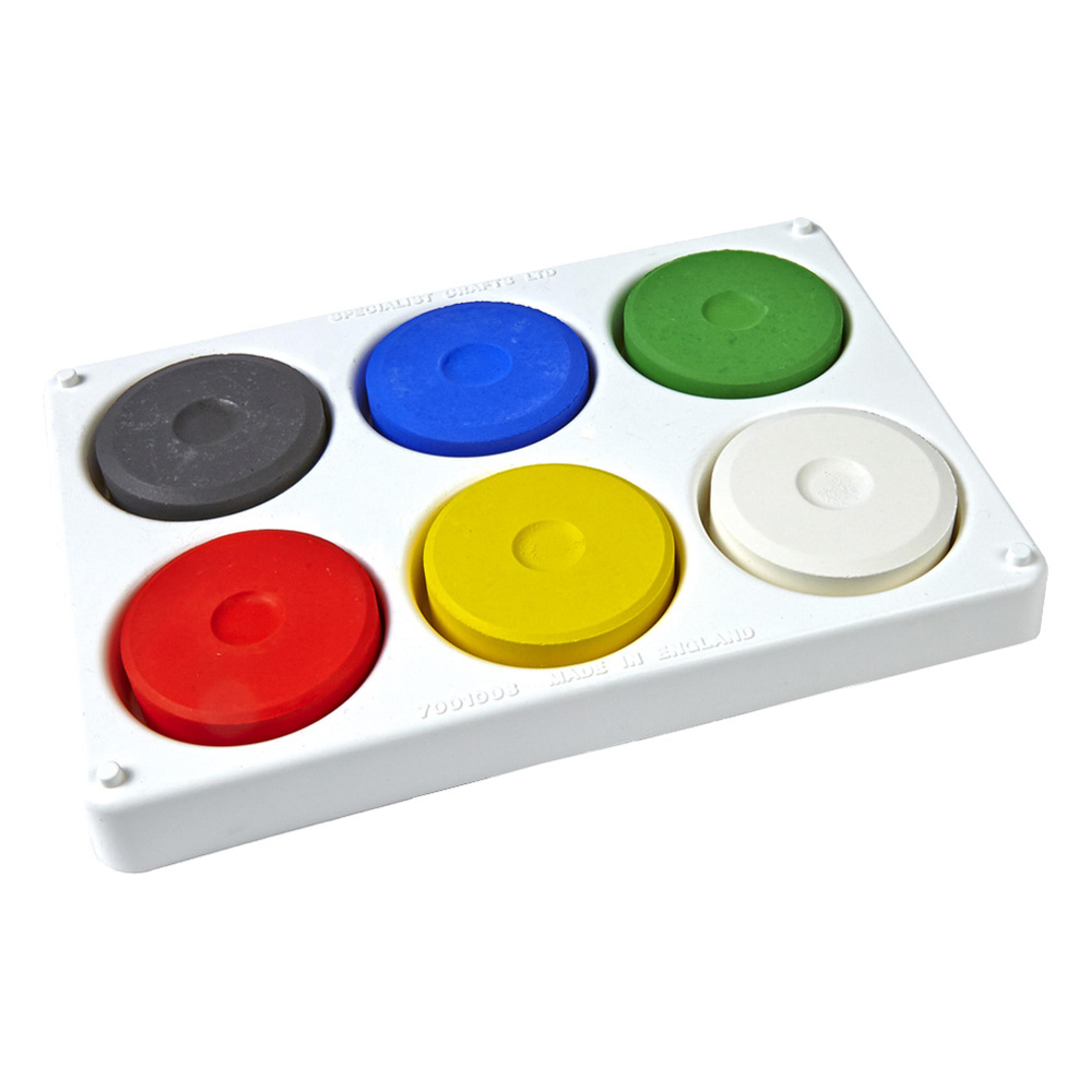Specialist Crafts Tempera Blocks Size 2 - 6 Well Palette