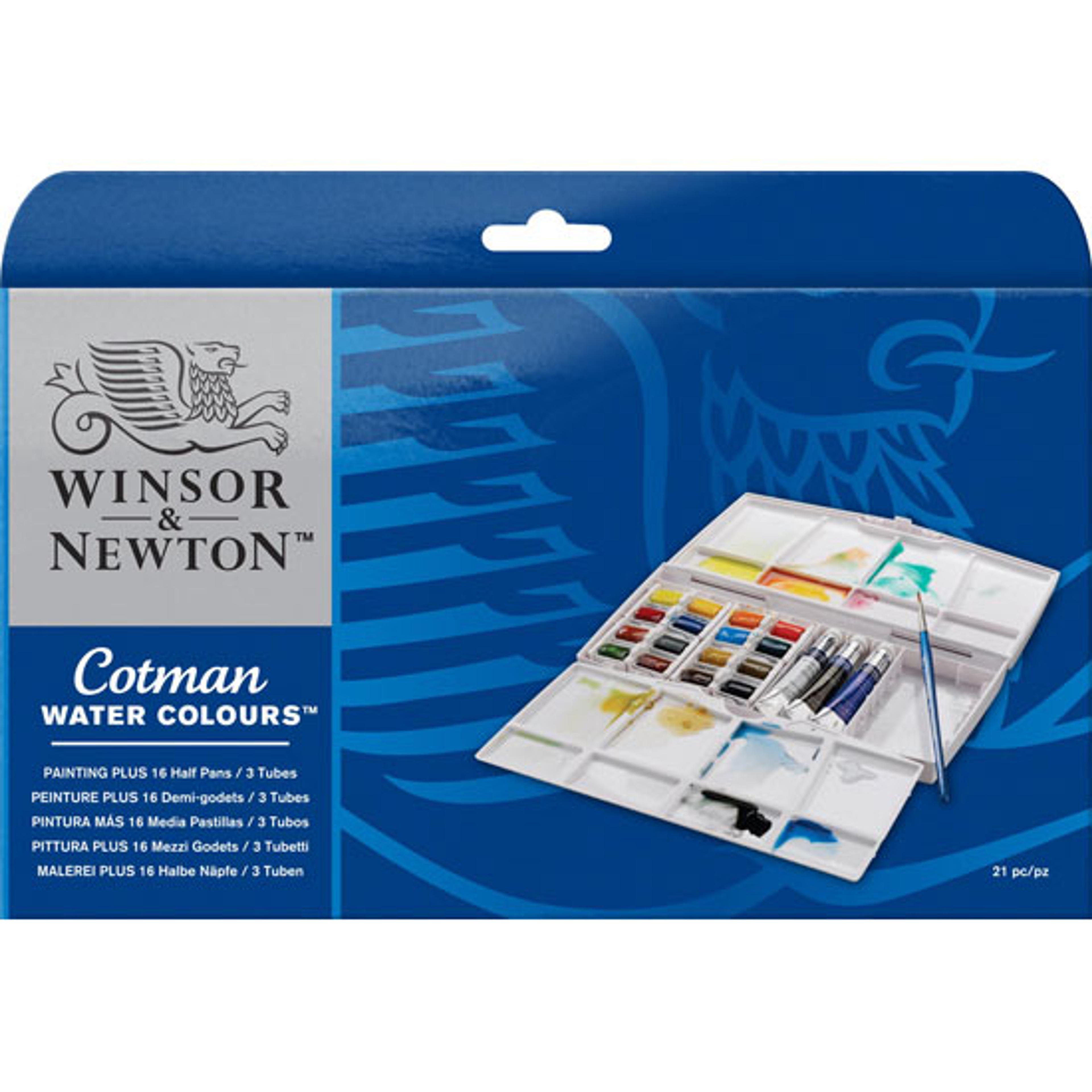 Winsor & Newton Cotman Water Colours Painting PLUS Box