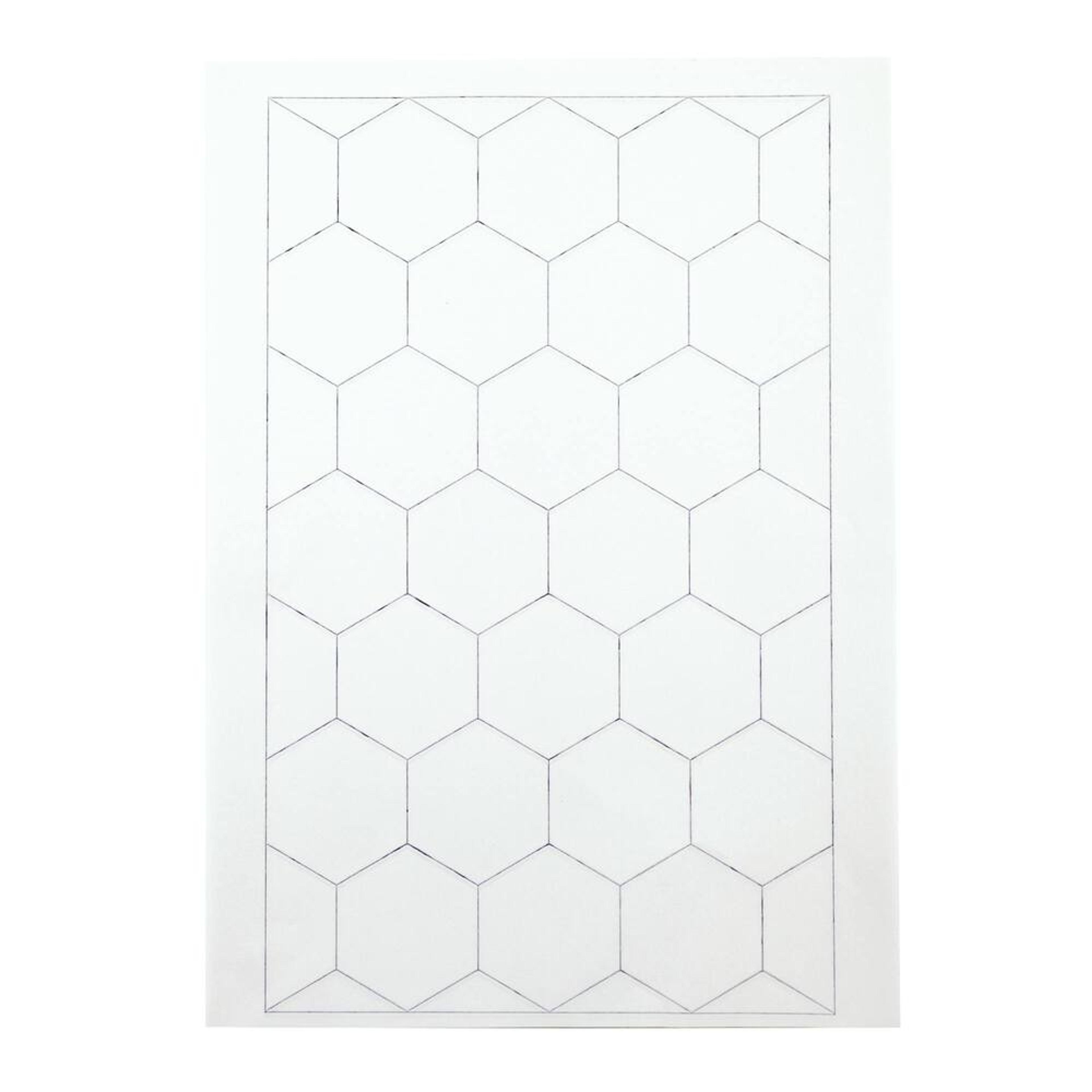 Hexagonal Grid Paper A4 - Pack of 100