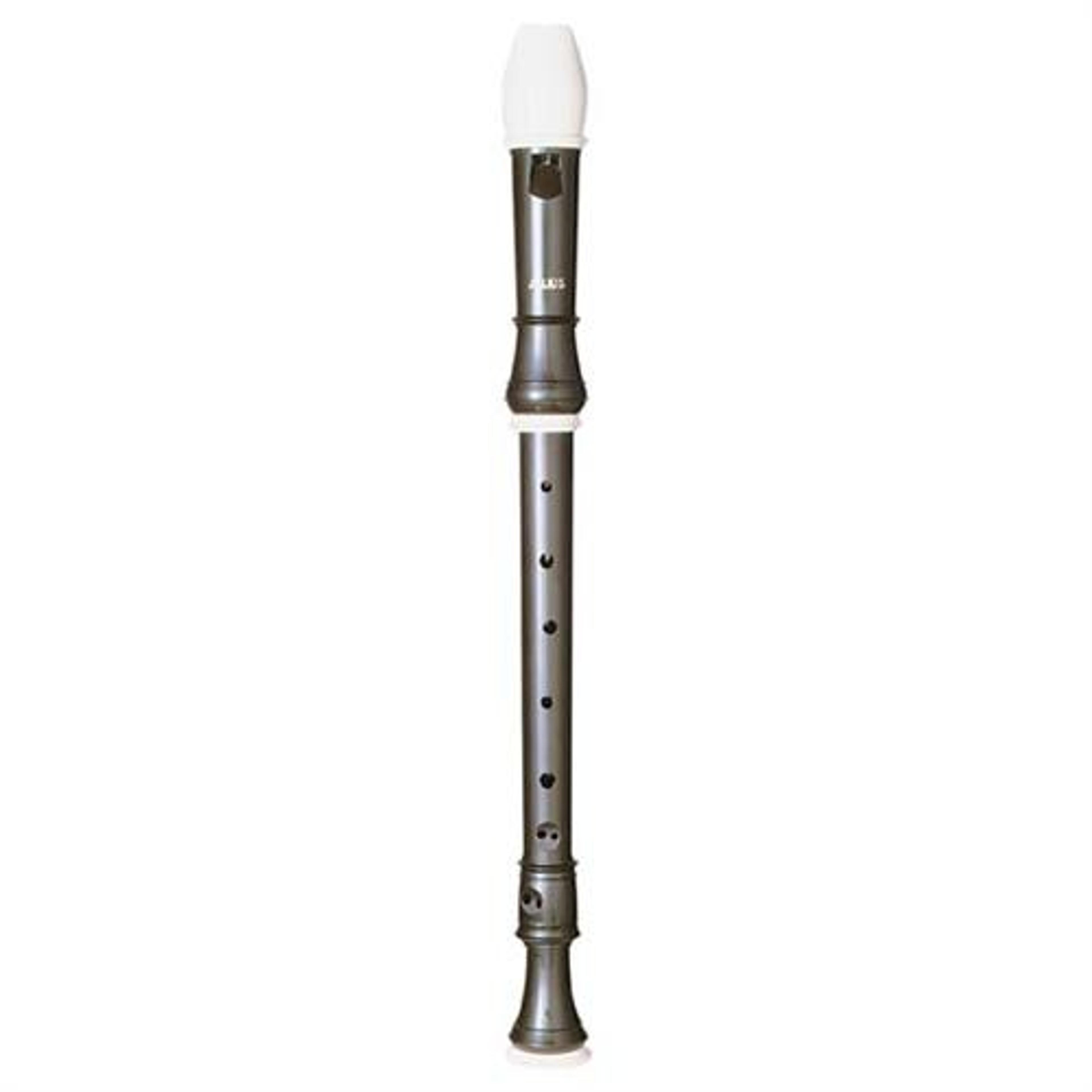 Aulos 309A Treble Recorder - Brown and White