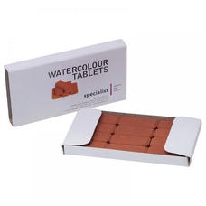Watercolour Tablets - Burnt Sienna. Pack of 12
