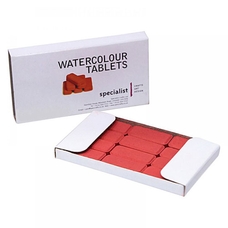 Watercolour Tablets - Carmine/Crimson. Pack of 12