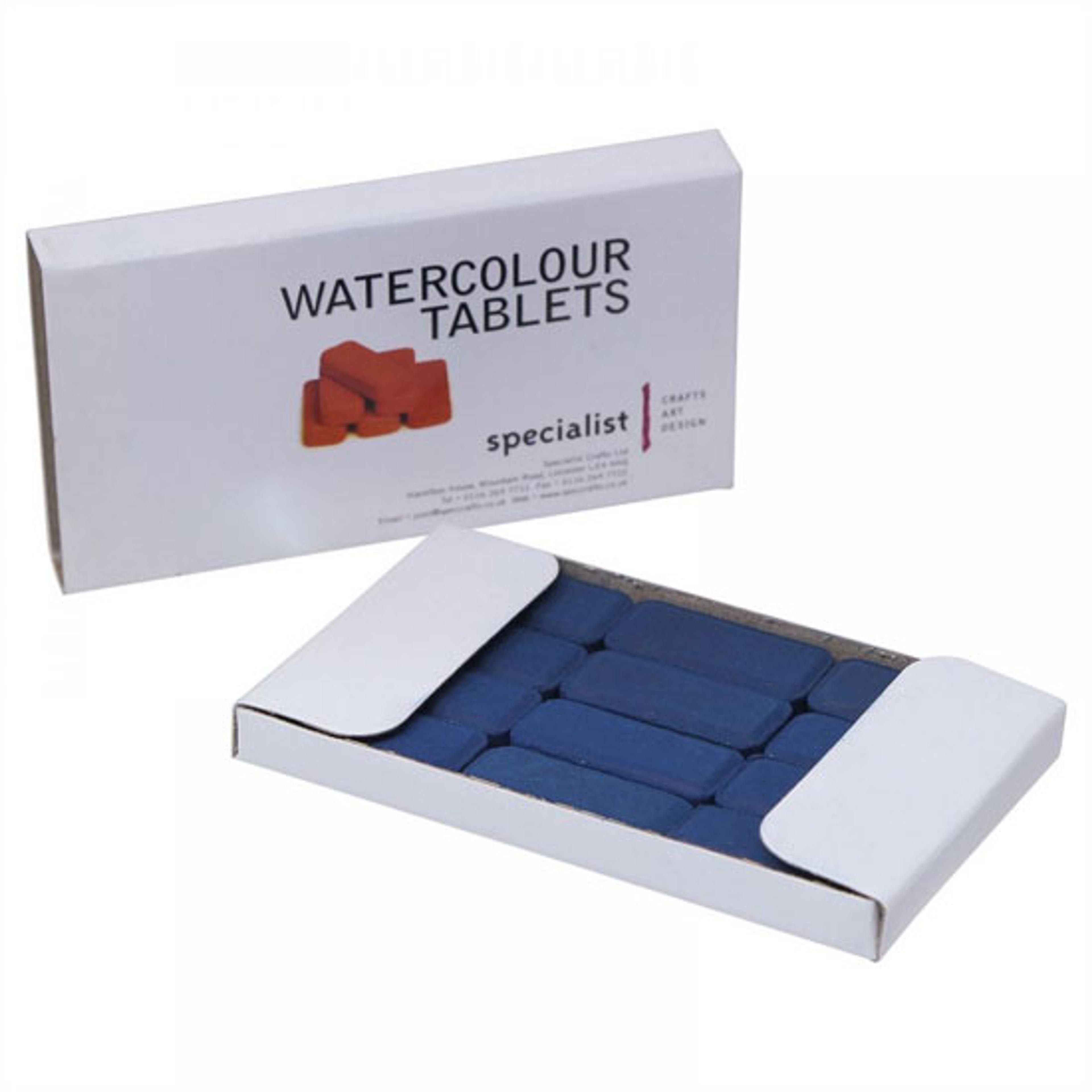Watercolour Tablets - Prussian Blue. Pack of 12