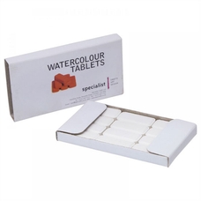 Watercolour Tablets - White. Pack of 12