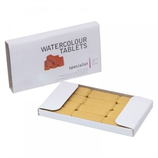 Watercolour Tablets - Yellow Ochre. Pack of 12