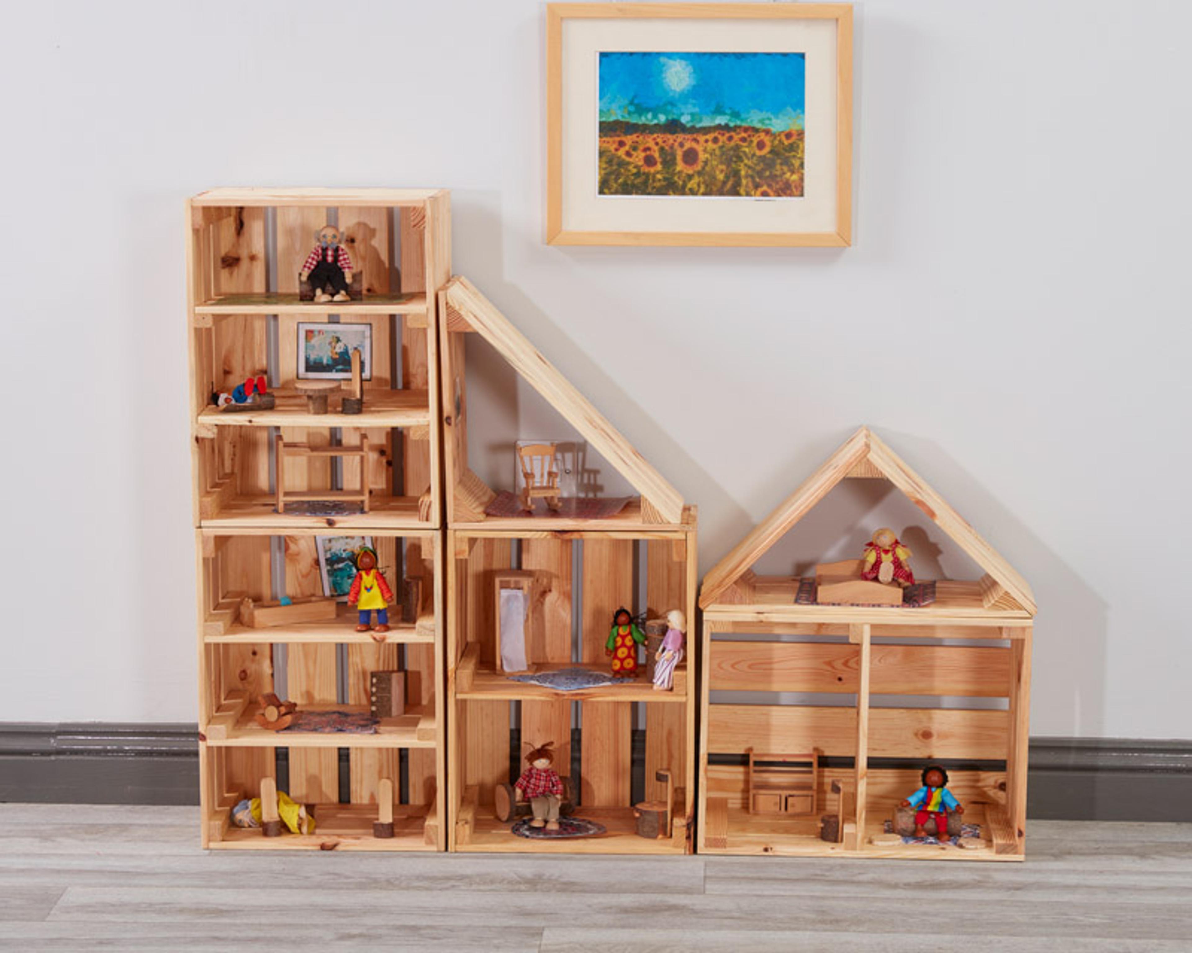 Block of Flats Dolls House (6Pk)