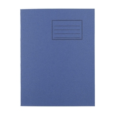 Exercise Books 9 x 7in 80 Page 8mm F&M - Dark Blue - Pack of 100