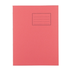 Exercise Books 9 x 7in 80 Page 8mm F&M - Red - Pack of 100
