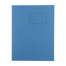 Exercise Books 9 x 7in 80 Page 7mm Squared - Light Blue - Pack of 100