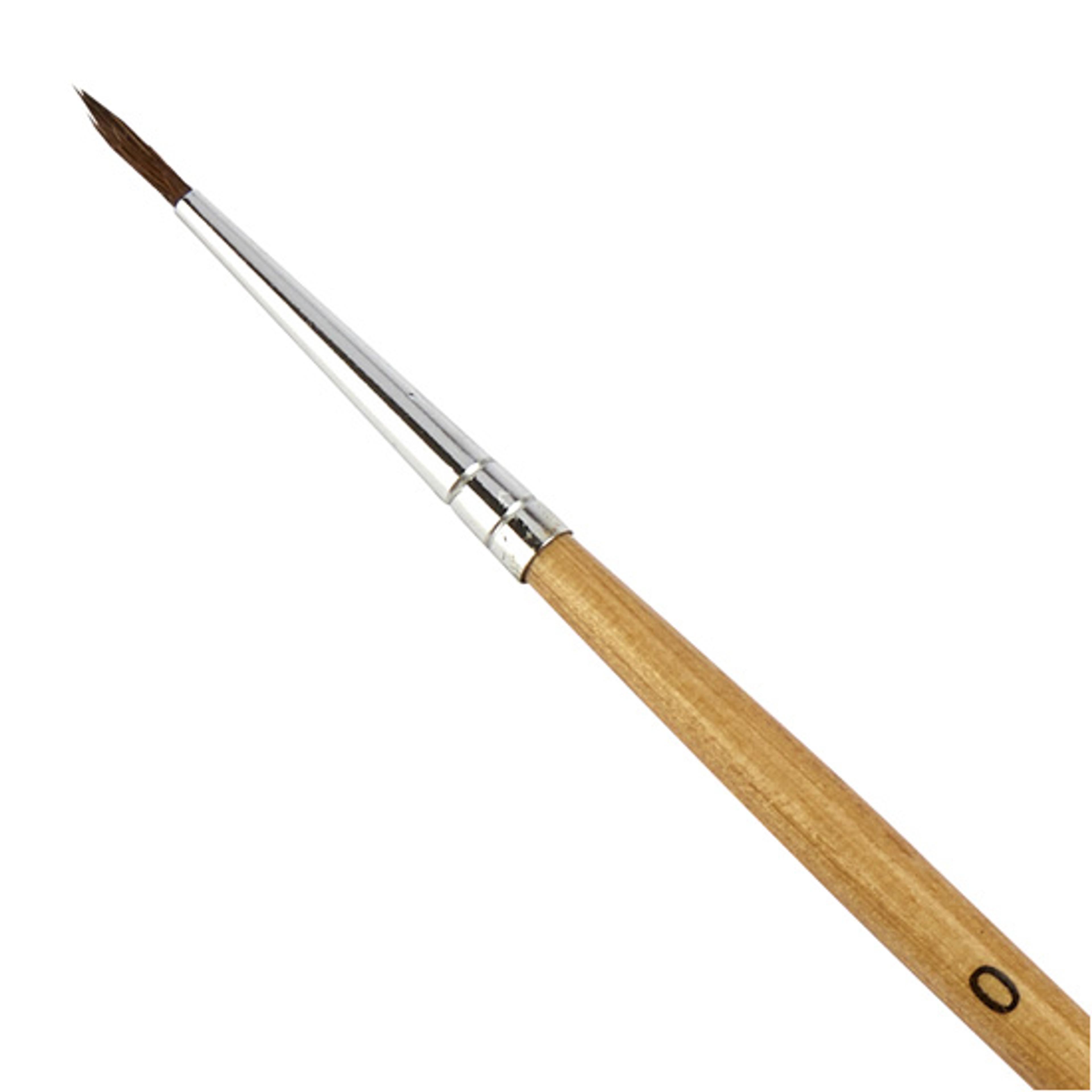 Student Short Handled Round Pony Brush - Size 0