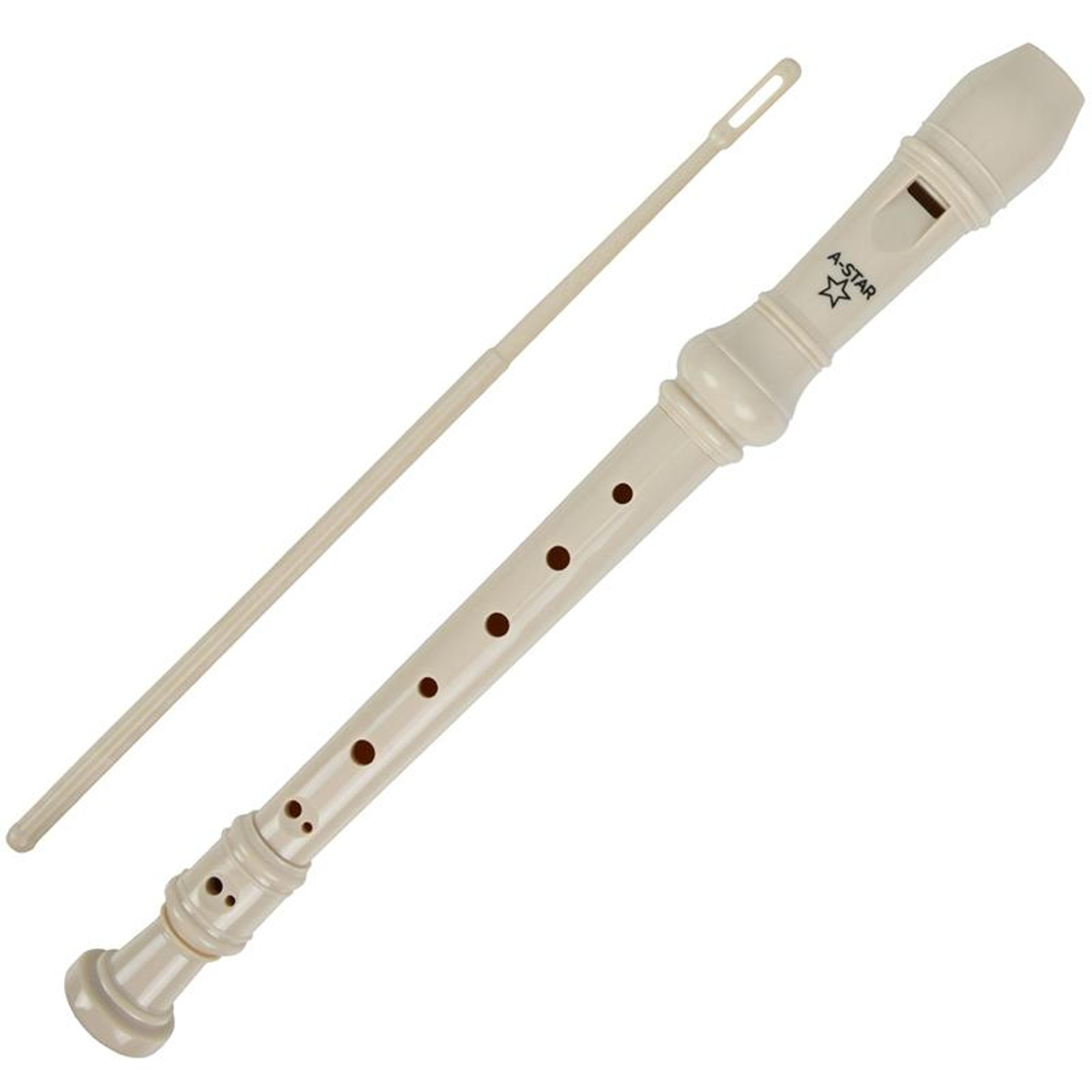 A-Star Descant Plastic Recorder - Beige