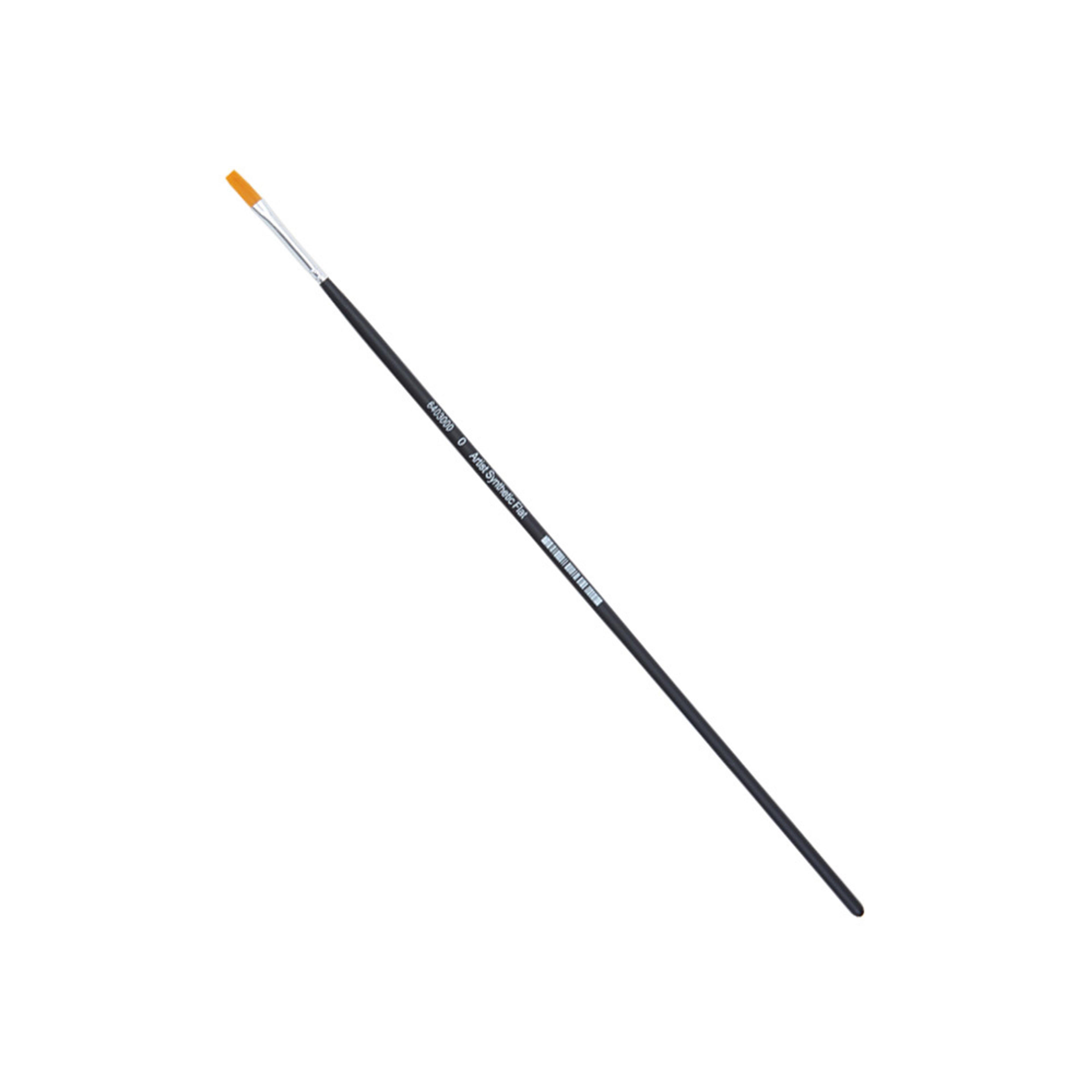 Artist Flat Synthetic Brushes - Size 0