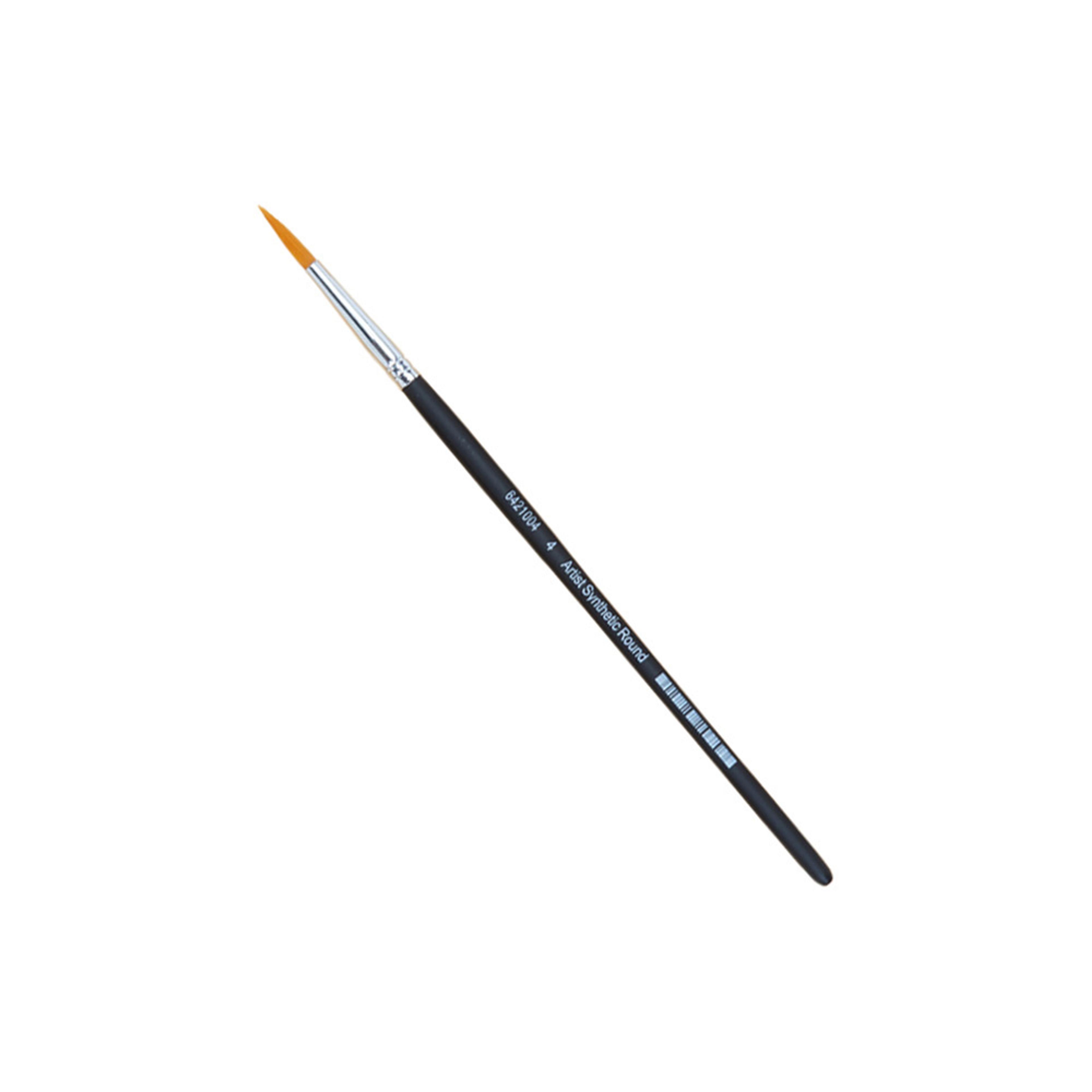 Artist Round Synthetic Brushes - Size 4