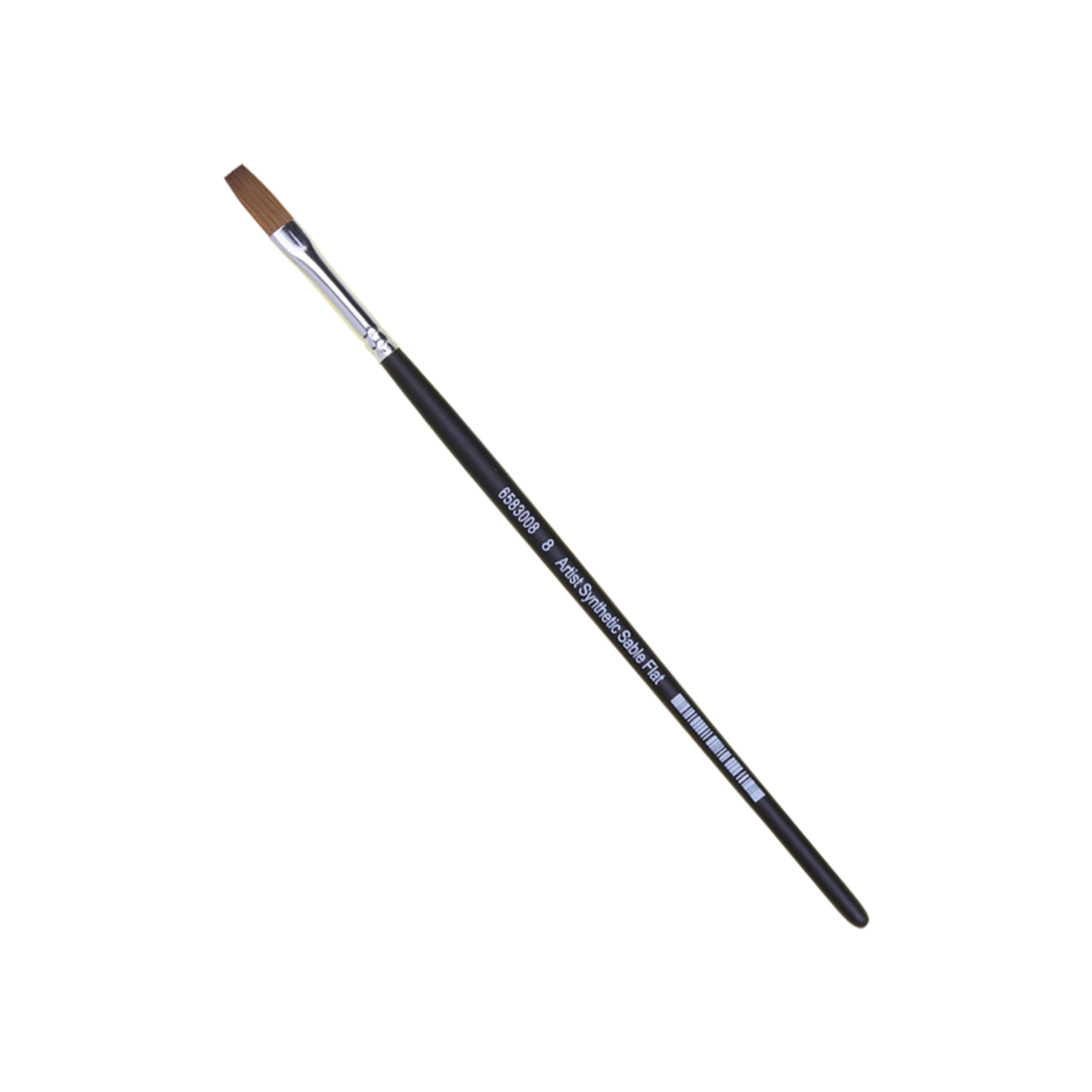 Artist Flat Sable Brushes - Size 8