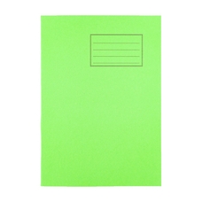 Exercise Books A4 80 Page 8mm F&M - Light Green - Pack of 50