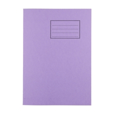 Exercise Books A4 80 Page 8mm F&M - Light Purple - Pack of 50