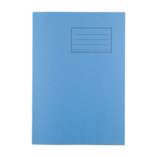 Exercise Books A4 80 Page 7mm Squared - Light Blue - Pack of 50