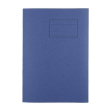 Exercise Books A4 80 Page 8mm F&M - Dark Blue - Pack of 50