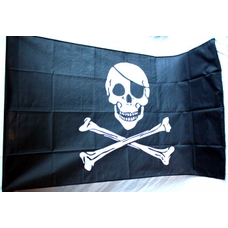 Large Skull and Crossbones Flag