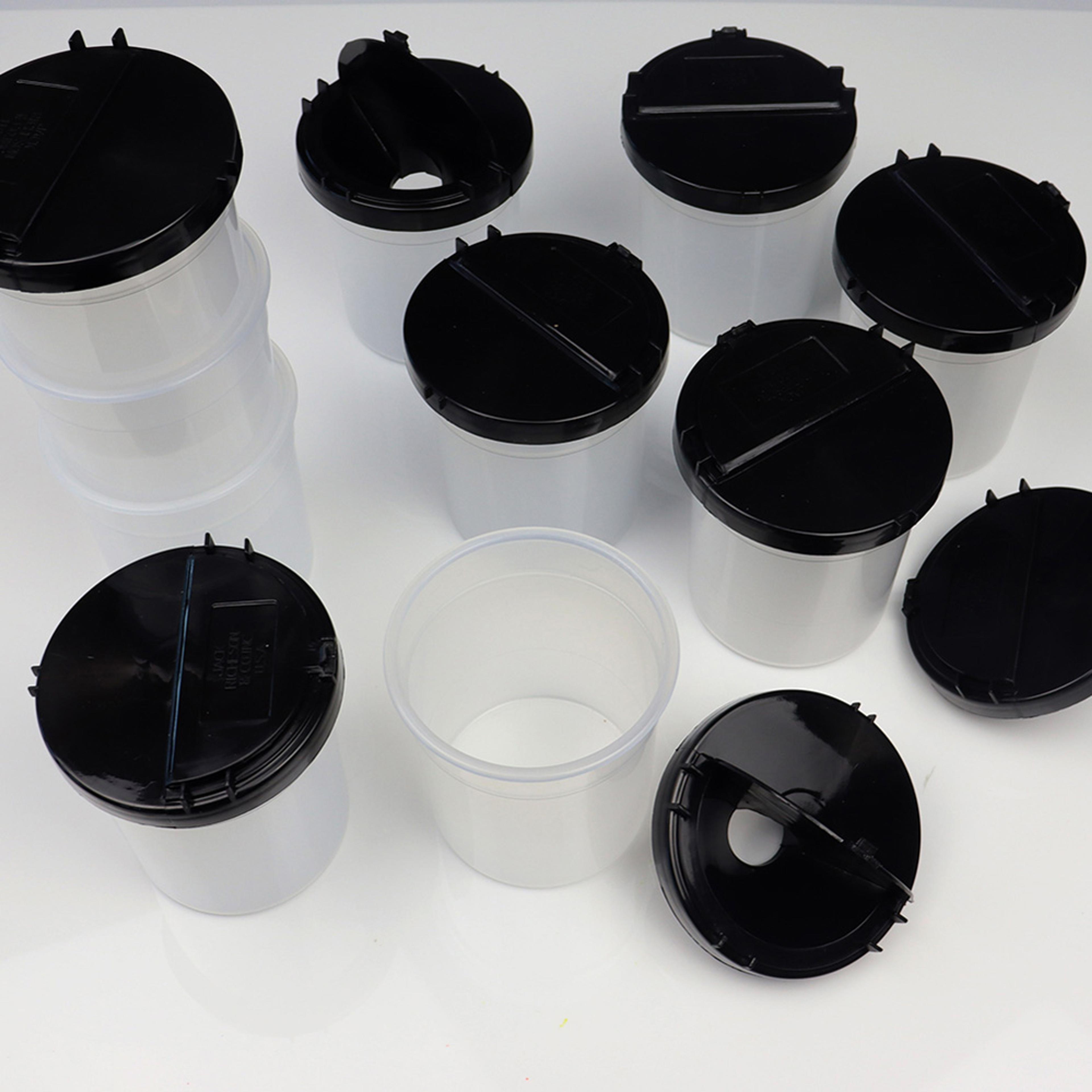 Non-Spill Pots with Flip-Top Lids Pack