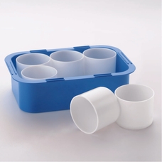 Plastic Tray with 6 Pots