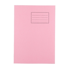 Exercise Books A4 64 Page 8mm F&M - Pink - Pack of 50