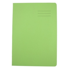 Exercise Books A4 64 Page 15mm F&M - Light Green - Pack of 50