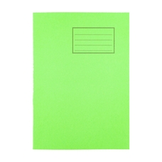 Exercise Books A4 48 Page 8mm F&M - Light Green - Pack of 100