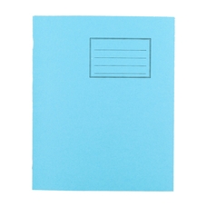 Exercise Books 8 x 6.5in 32 Page 8mm Feint - Vivid Blue - Pack of 100