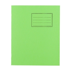 Exercise Books 8 x 6.5in 48 Page 15mm - Light Green - Pack of 100