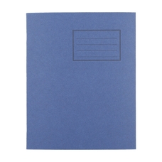 Exercise Books 8 x 6.5in 48 Page 8mm F&M - Dark Blue - Pack of 100