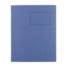 Exercise Books 8 x 6.5in 80 Page 8mm F&M - Dark Blue - Pack of 100