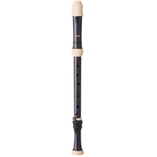 Aulos 511B Tenor Recorder - Brown and White