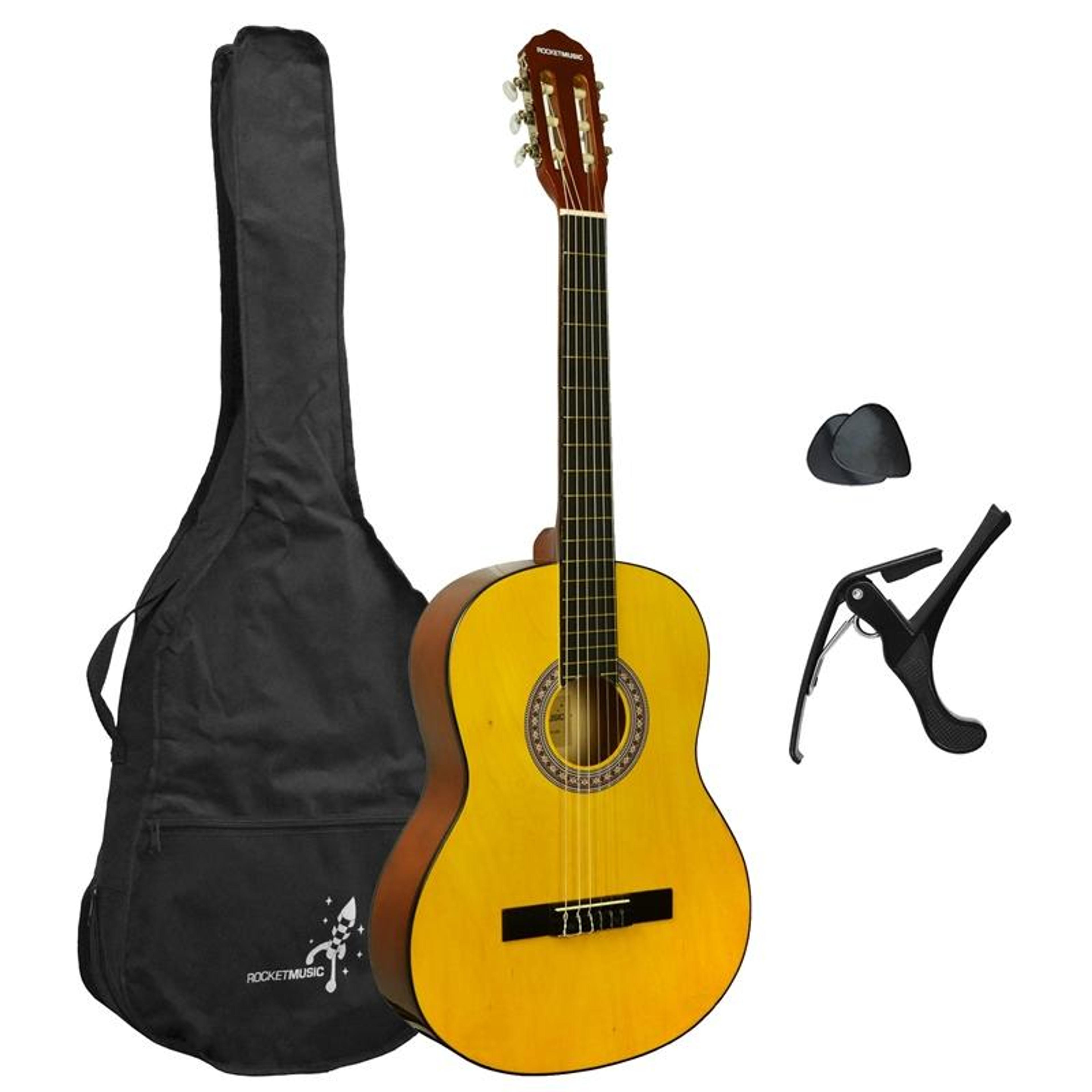 3rd Avenue Rocket Full Size Classical Guitar Starter Pack