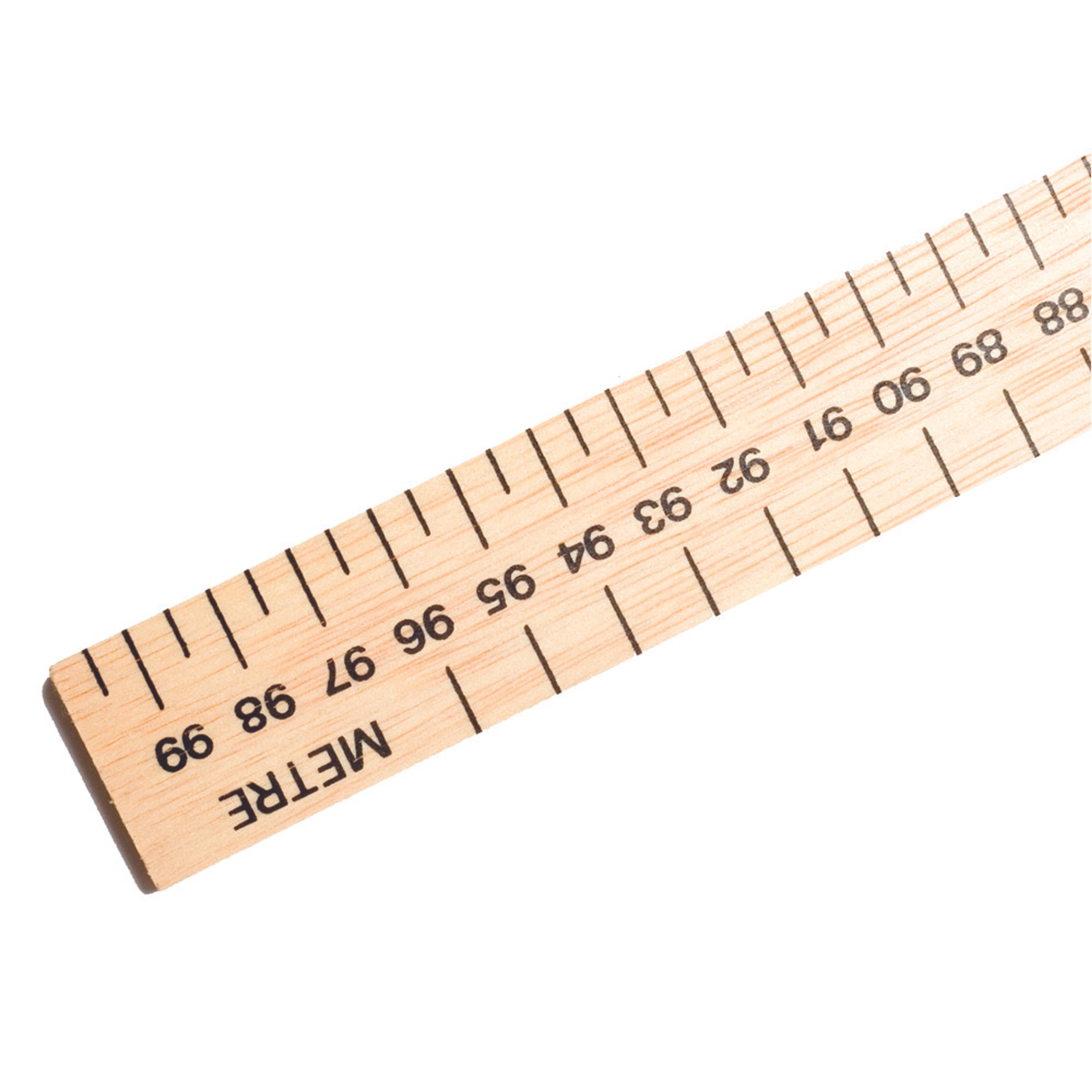 Wooden Metre Ruler