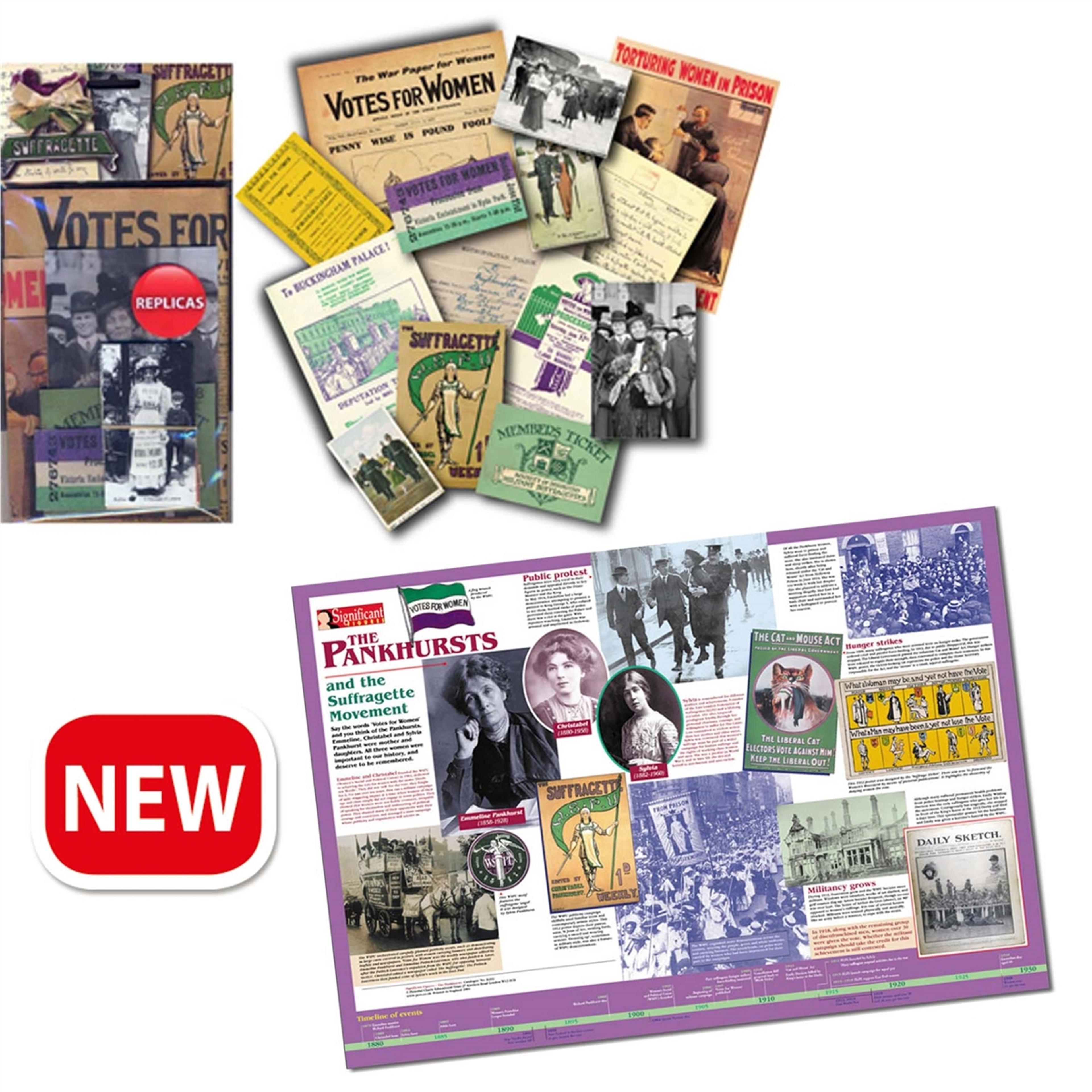 Suffragettes Memorabilia Pack