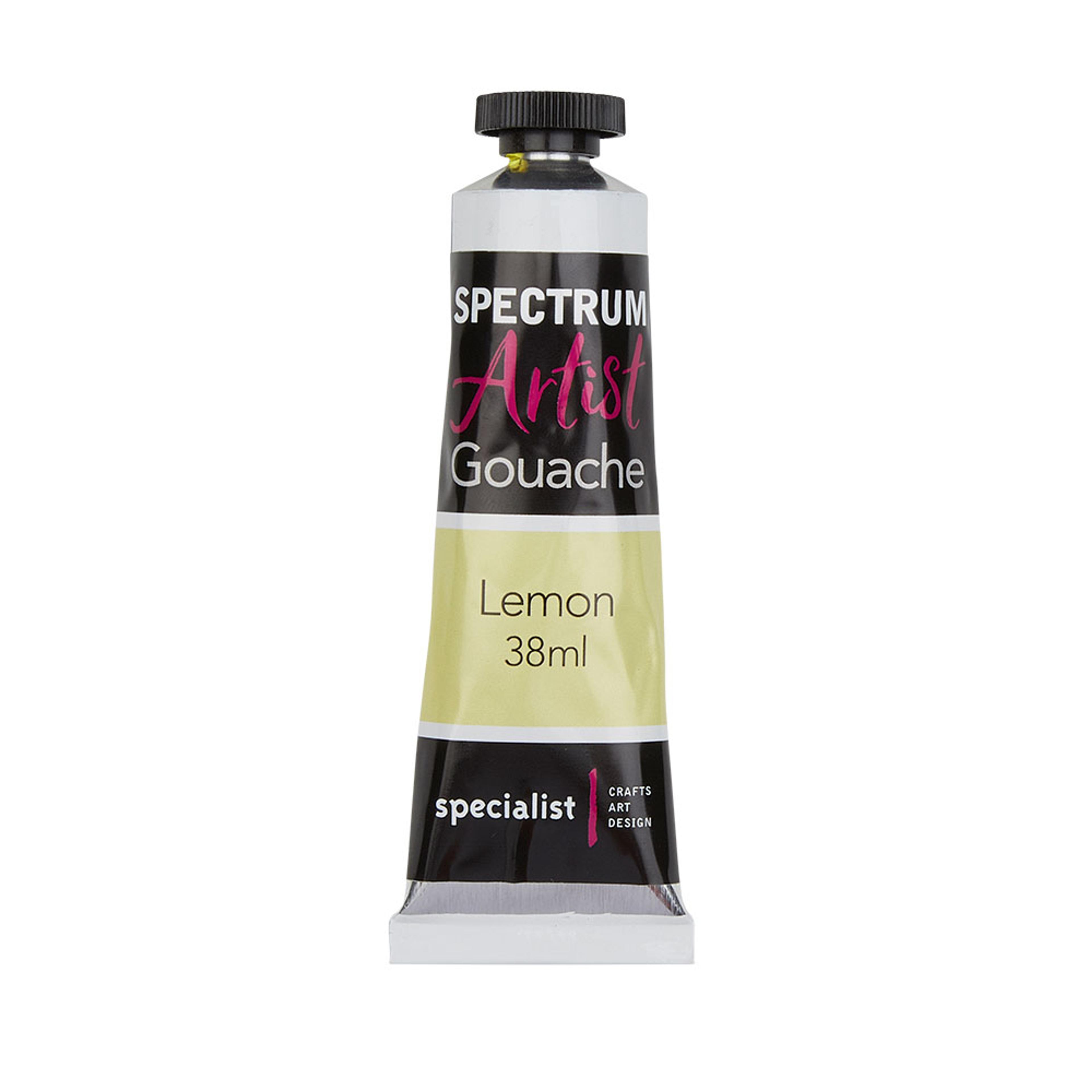 Specialist Crafts Artist Gouache Tubes 38ml - Lemon